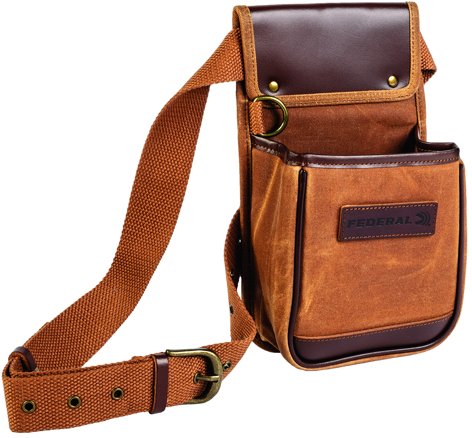 Remington FPSP Premium Shell Pouch Tan Canvas 18oz Waxed Canvas 44" Belt