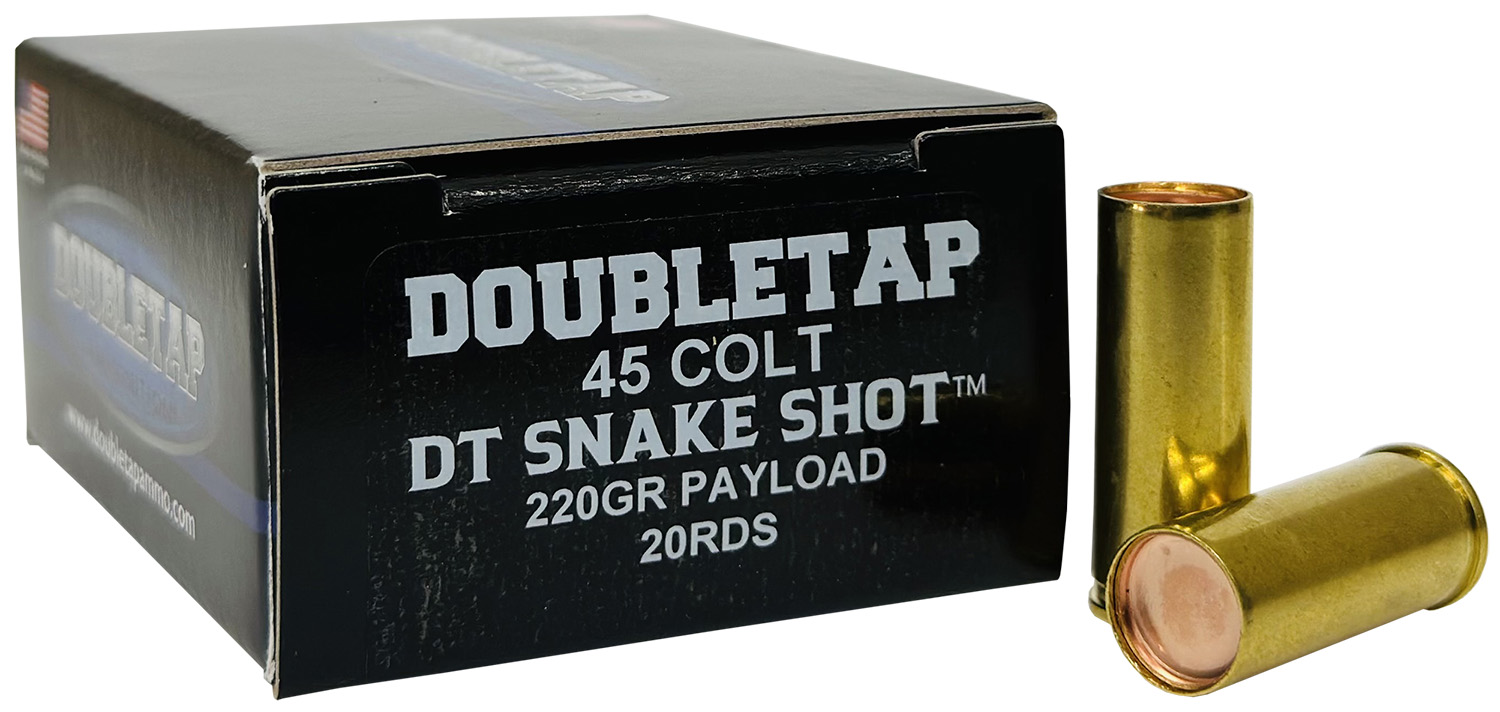 DoubleTap Ammunition 45CSSS2 Snake Shot 45 Colt 20 Per Box/ 50 Case