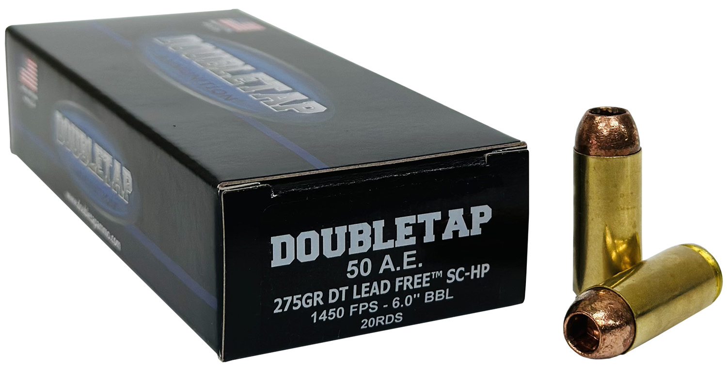 DoubleTap Ammunition 50AE275X 50 AE 20 Per Box/ 25 Case