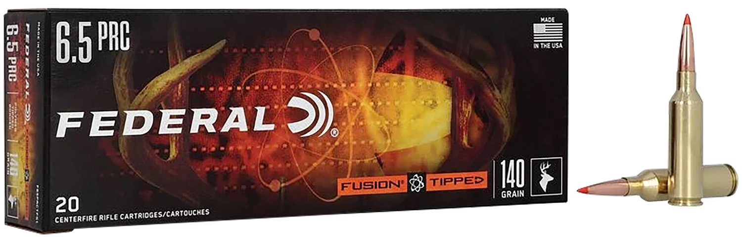 Federal F65PRCTFS1 Fusion  6.5PRC 140gr Tipped Fusion 20 Per Box/10 Case