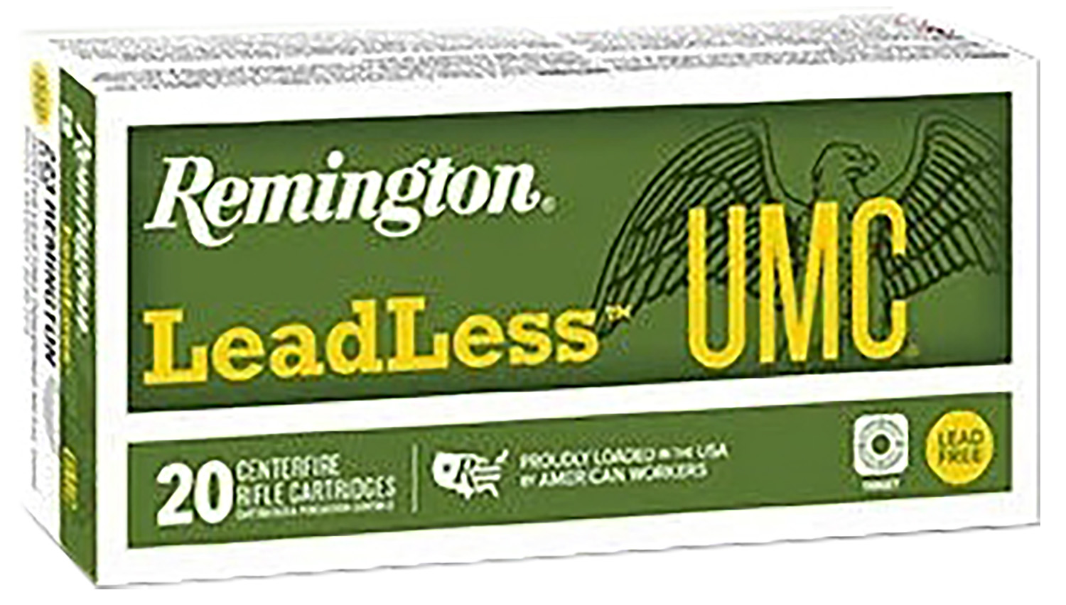Remington Ammunition R21420 UMC Leadless 223Rem 55gr 20 Per Box/10 Case