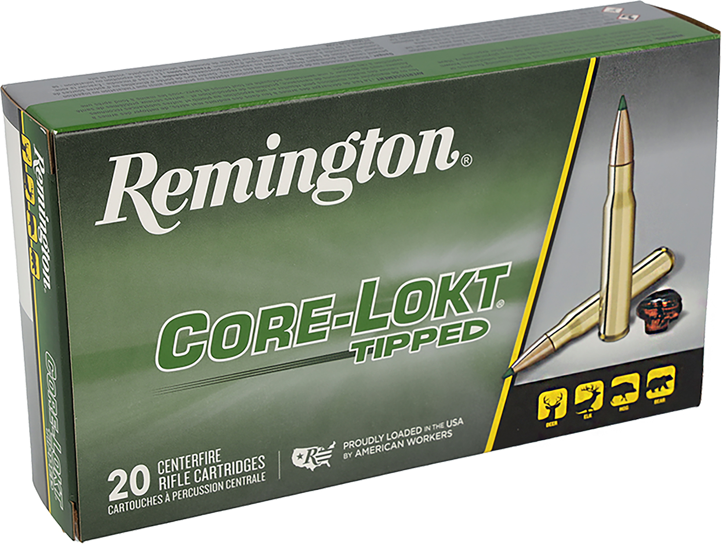 Remington Ammunition R20043 6.5PRC 140gr Core-Lokt Tipped 20 Per Box/10... - Remington - CORE LOKT TIPPED