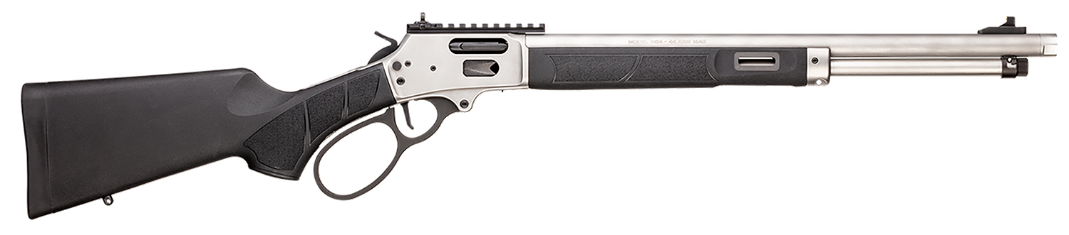 Smith & Wesson Model 1854 Lever-Action Rifle: 44 Magnum, 19.25" SS Barrel, M-LOK, Picatinny Rail, Black/Silver