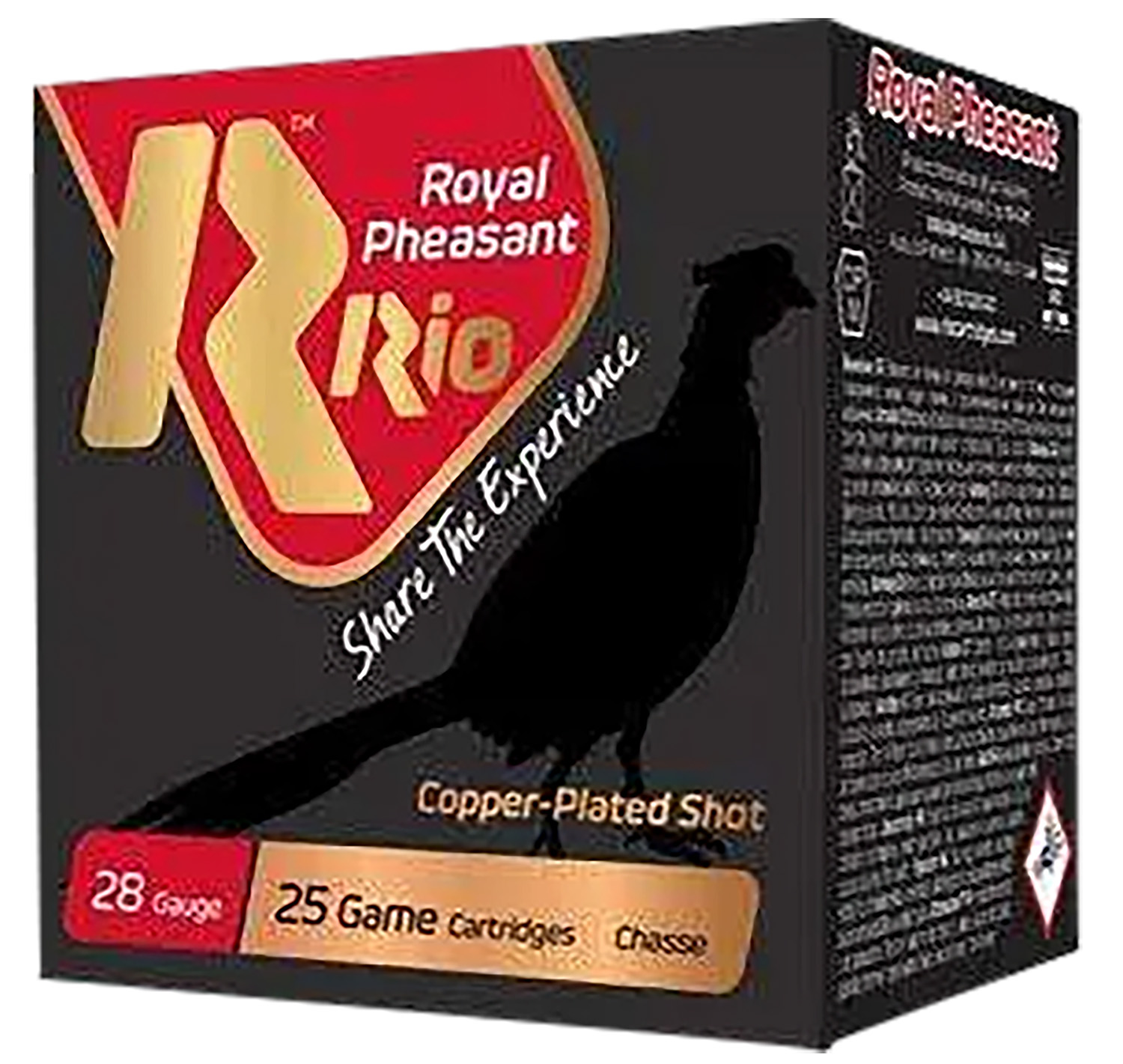Rio Ammunition RPC285 Royal Pheasant 28Ga 2.75" 5 Shot 25/Box