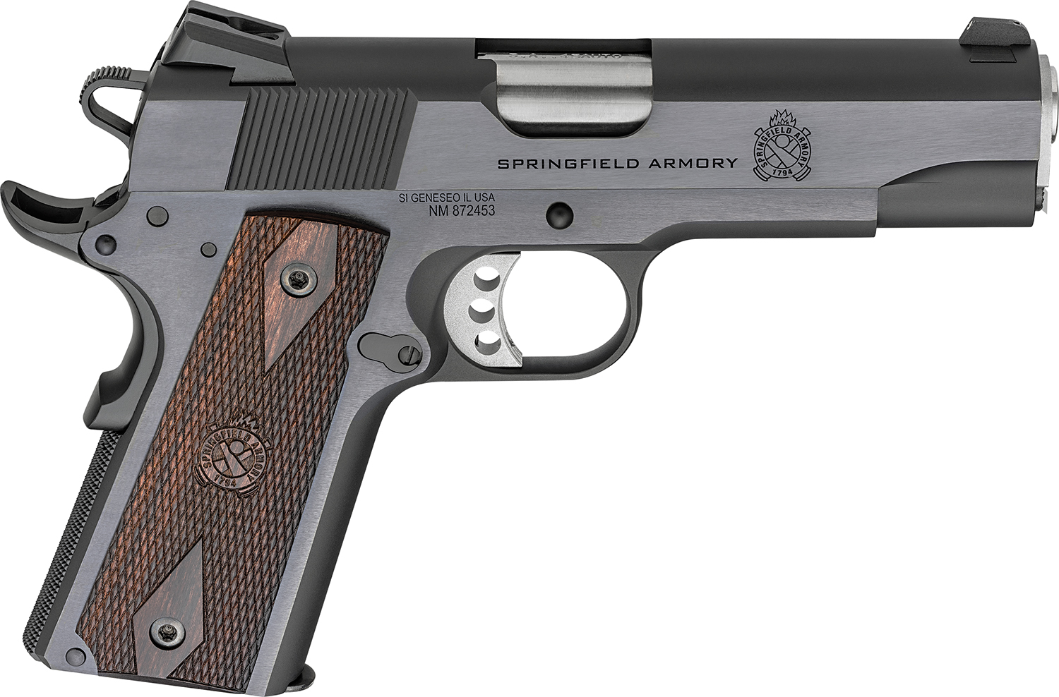 Springfield Armory 1911 Garrison .45 ACP 4.25" Barrel 7-Round Wood Grip - Springfield Armory - 45 ACP