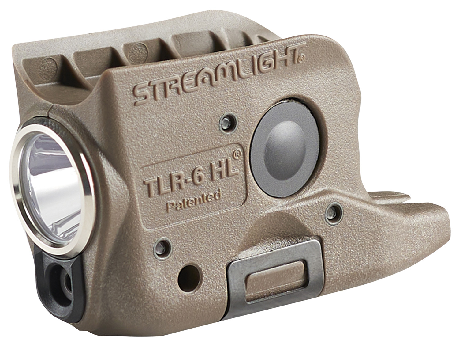 Streamlight 69341 TLR-6 HL Flat Dark Earth Glock 42/43/43X/48 Red Laser 300 Lumens White Led