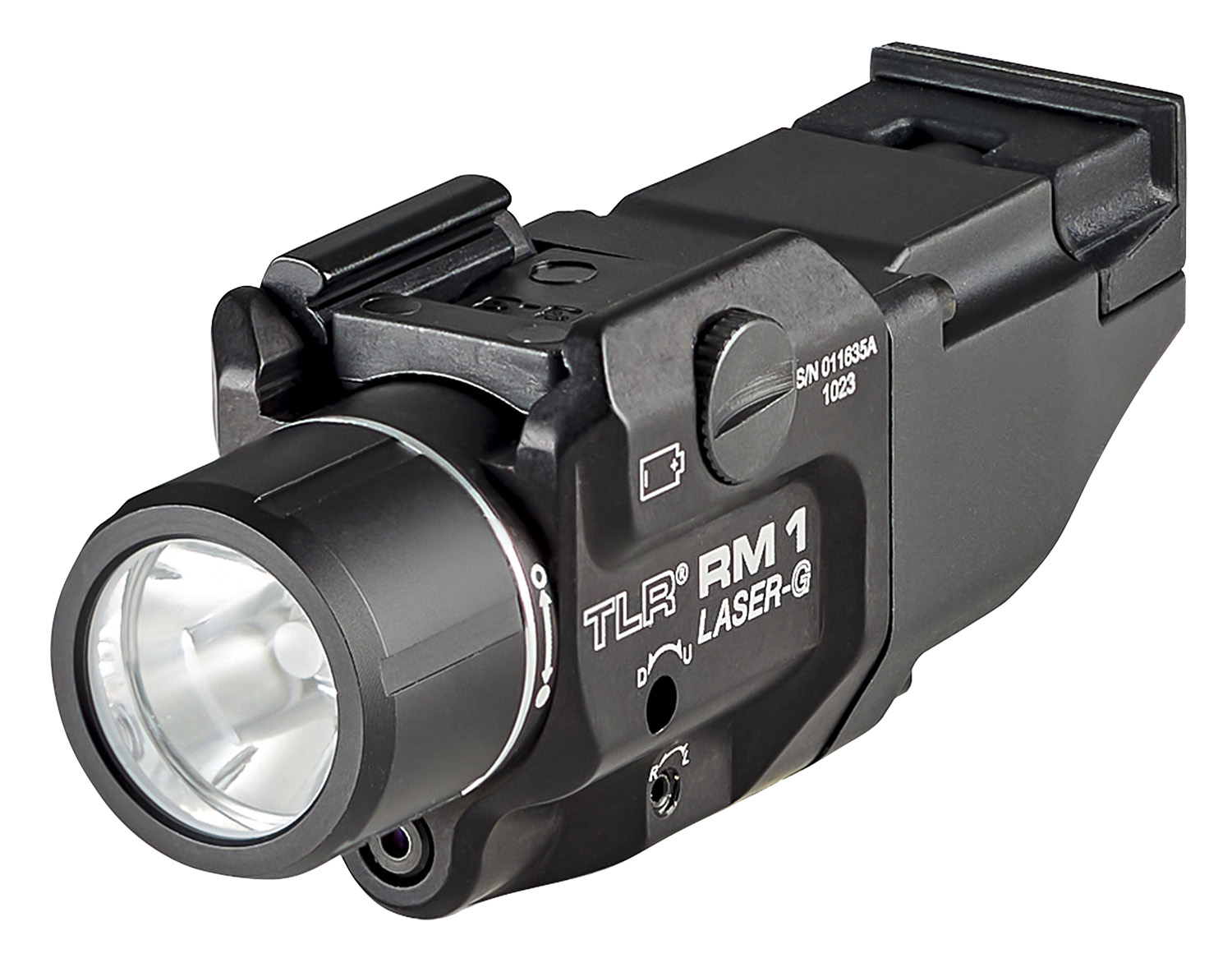 Streamlight 69444 TLR RM 1 Laser-G Rail Mounted Tactical Lighting System Black Anodized 500 Lumens White LED/Green Laser