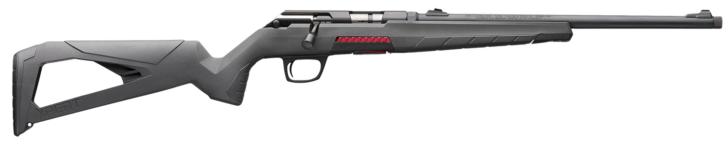 Winchester Repeating Arms 525201186 Xpert  Full Size 17 WSM 8+1 16.50" Matte Black Threaded Sporter Barrel, Matte Black Drilled & Tapped Steel Receiver, Picatinny Rail Forend, Gray Thumbhole Polymer S