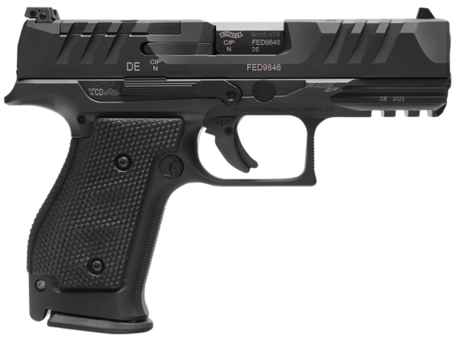 Walther Arms 2880016 PDP SF Compact Frame 9mm Luger 10+1