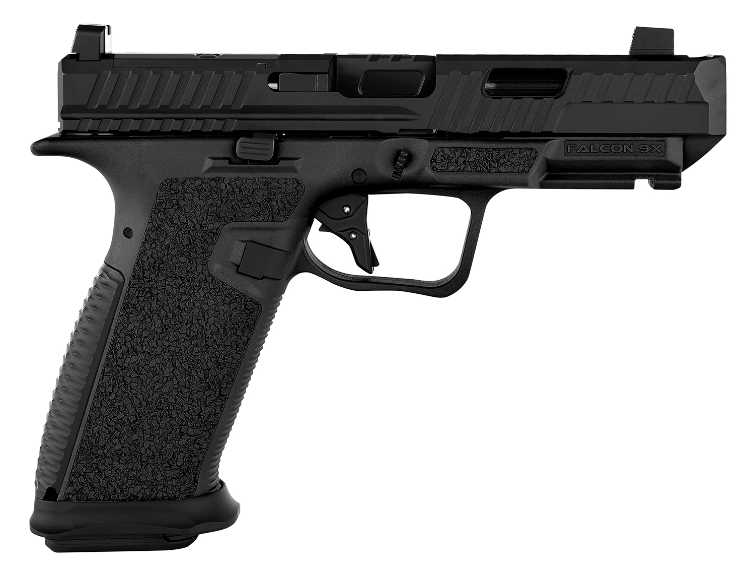 LFA LF9C92011 Falcon 9XC 9mm 4" 17+1 Black Tritium Night Sights