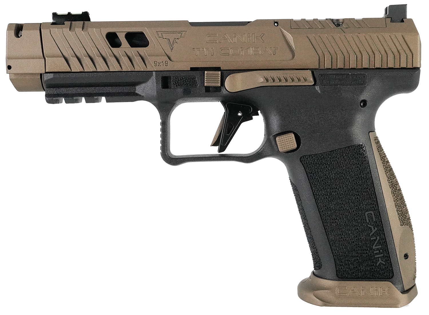 Canik TTI Combat 9mm Burnt Bronze 18+1 4.6 in. Ported - Superb Accurate Competition Pistol 2 Canik TTI Combat 9mm Burnt Bronze 18+1 4.6 in. Ported - Superb Accurate Competition Pistol - Image 2