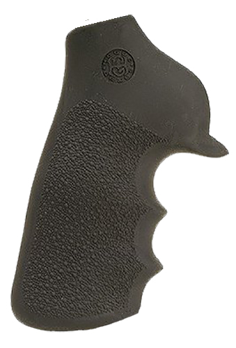Hogue 80020 Tamer Grip Black Rubber with Finger Grooves Ruger GP100