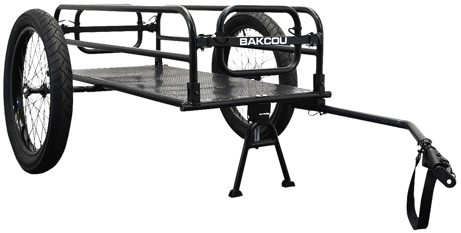 Bakcou AFCT Cargo eBike Trailer Black 70" with Kickstand