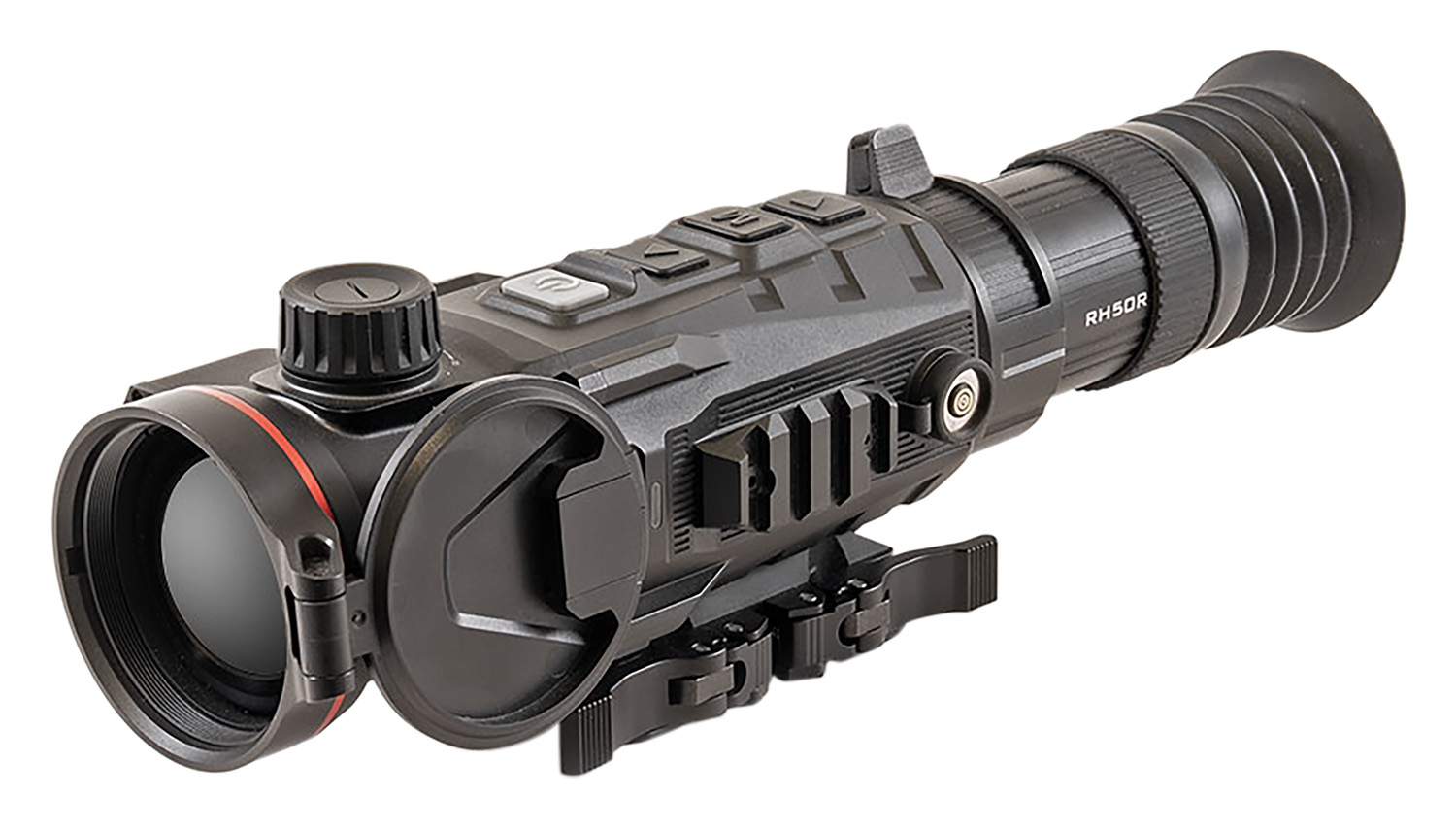 iRay USA RH50R Rico MK2 640 LRF Thermal Black 3X50mm, Multi, 7 Static/1 DIY Reticle, 4X Stepped Zoom, 640X512, 12 Micron