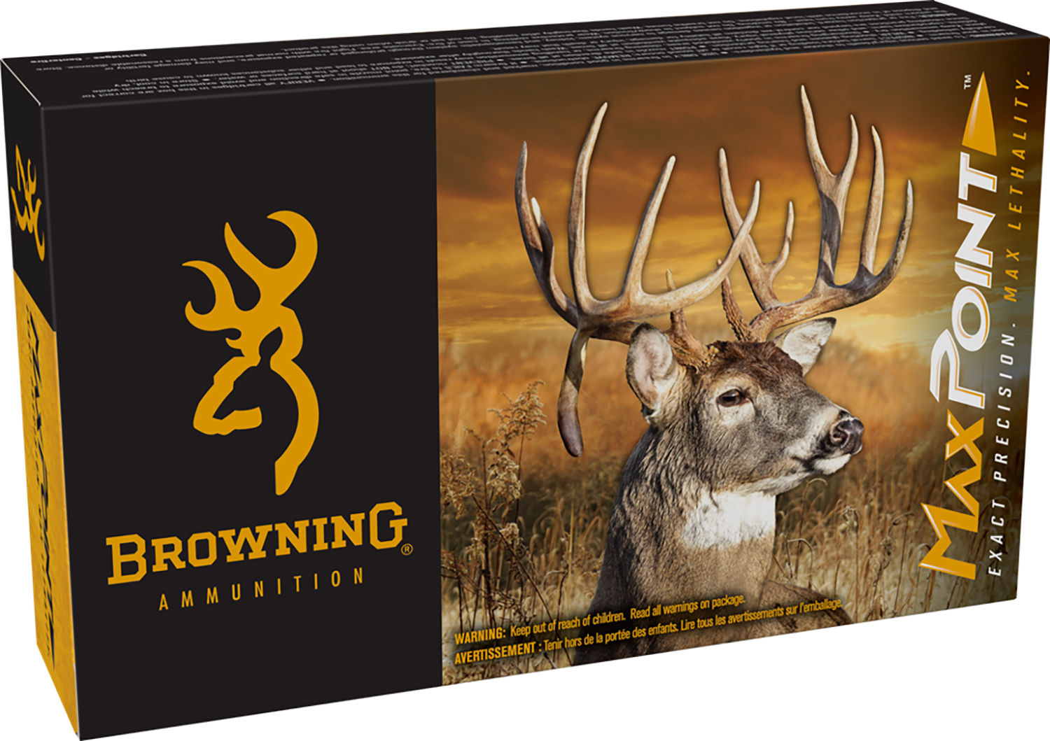 Browning Ammo B192165002 Max Point  6.5PRC 140gr 20 Per Box/10 Case