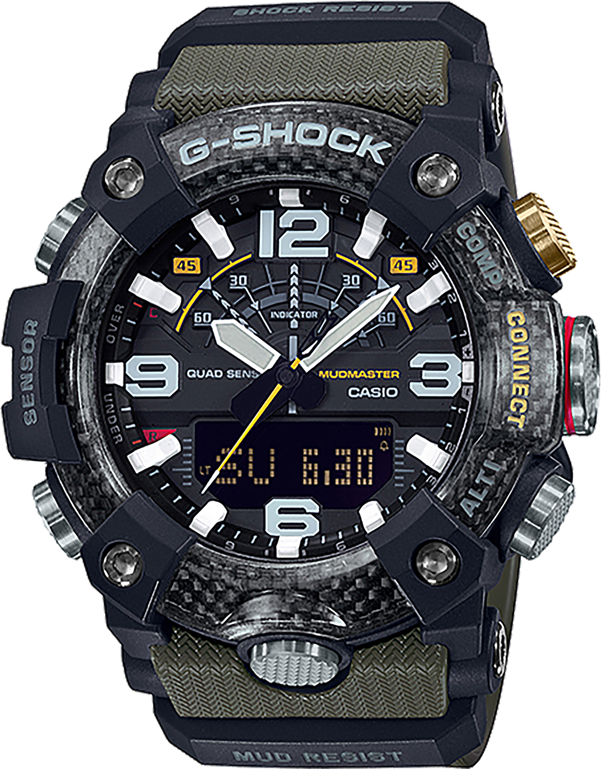 GSHOCK GGB1001A3 MUDMASTER AS RESIN BT GRN