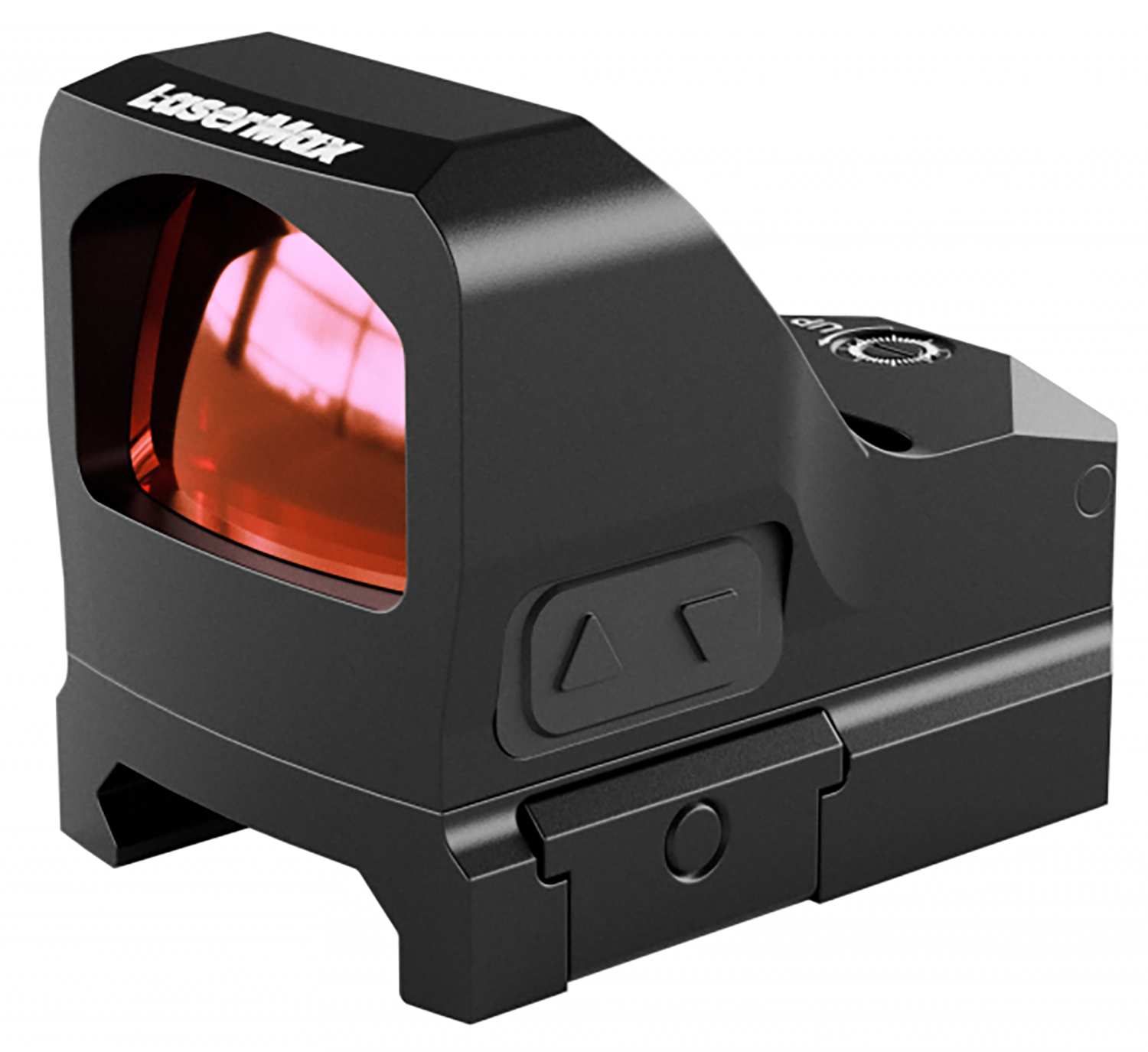 LaserMax Compact Red Dot Sight Reliable 3 MOA Pistol Optic 5 LaserMax Compact Red Dot Sight side view