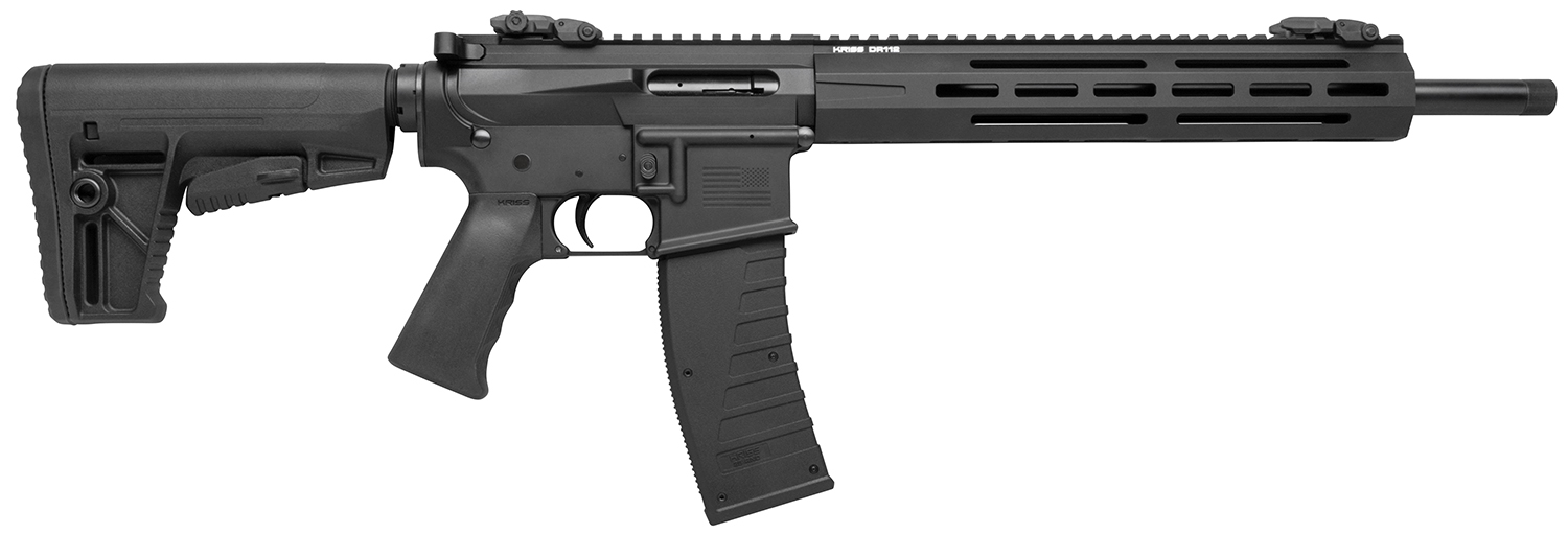 Kriss USA DM22CBL10 DMK22C  Full Size 22 LR 15+1 16.50 Black Nitride Threaded Barrel, Black Picatinny Rail Aluminum Receiver, M-LOK Handguard, Black Synthetic 6 Position Stock, Black Polymer Grips