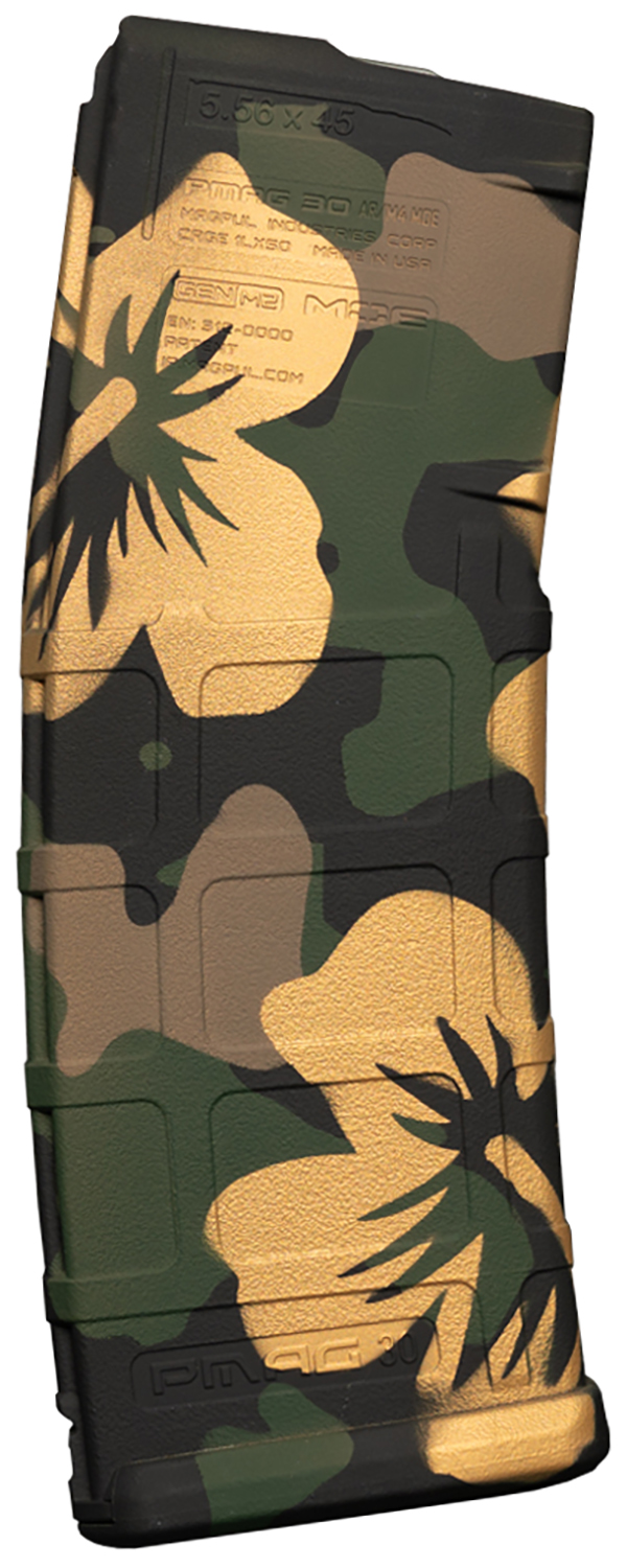 Weapon Works 228056 PMAG GEN M2 MOE 30rd Aloha Woodland Polymer