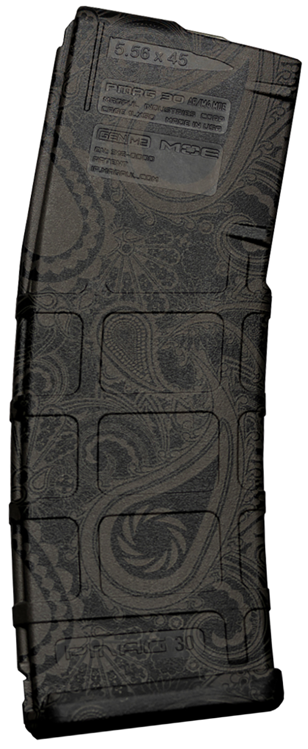 Weapon works 228099 pmag gen m2 moe 30rd fits ar m4 laser paisley