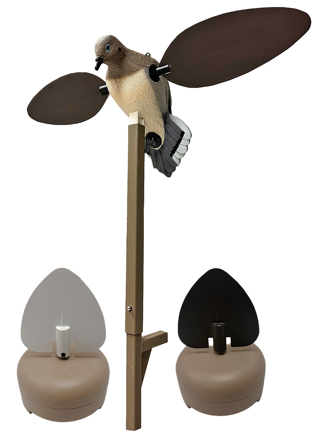 Mojo Outdoors HW2548 Voodoo/2 Flock A Flickers 2-Pack Brown/White