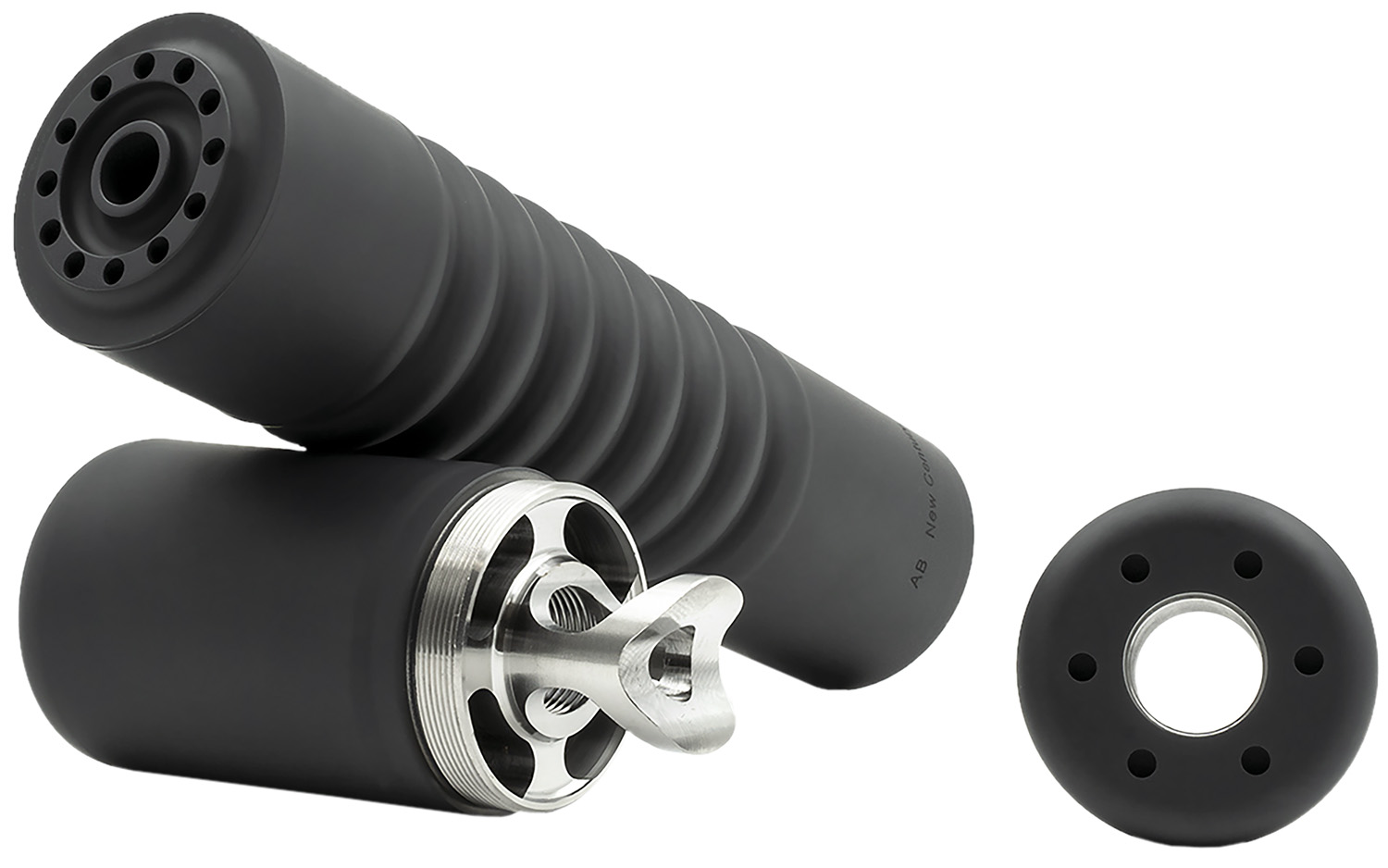 Raptor F22-78-BB 7.62mm Black Titanium Suppressor 5/8"x24