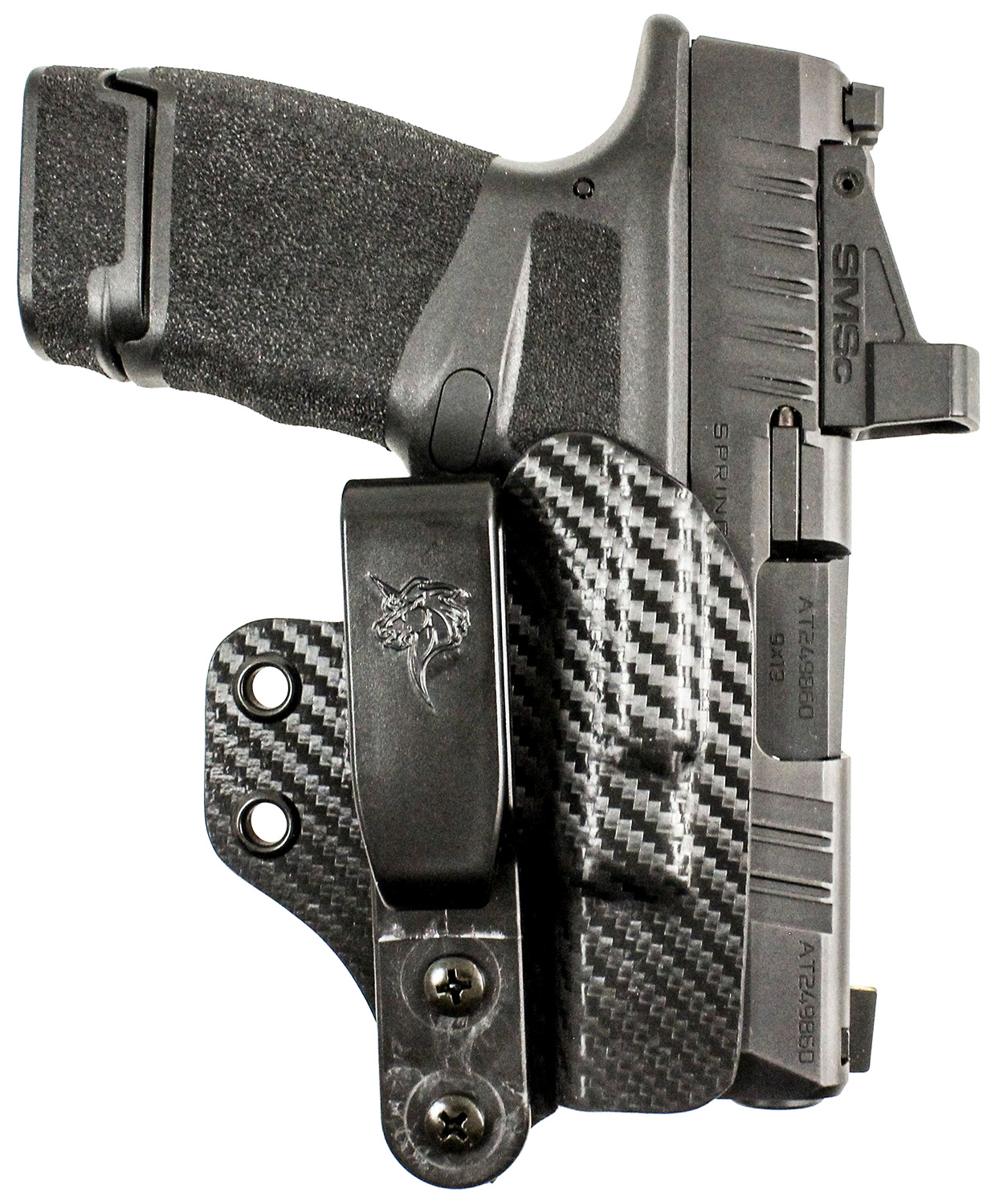 DeSantis 216KJ9PZ0 Lifeguard IWB Holster Black Carbon Fiber Springfield Hellcat