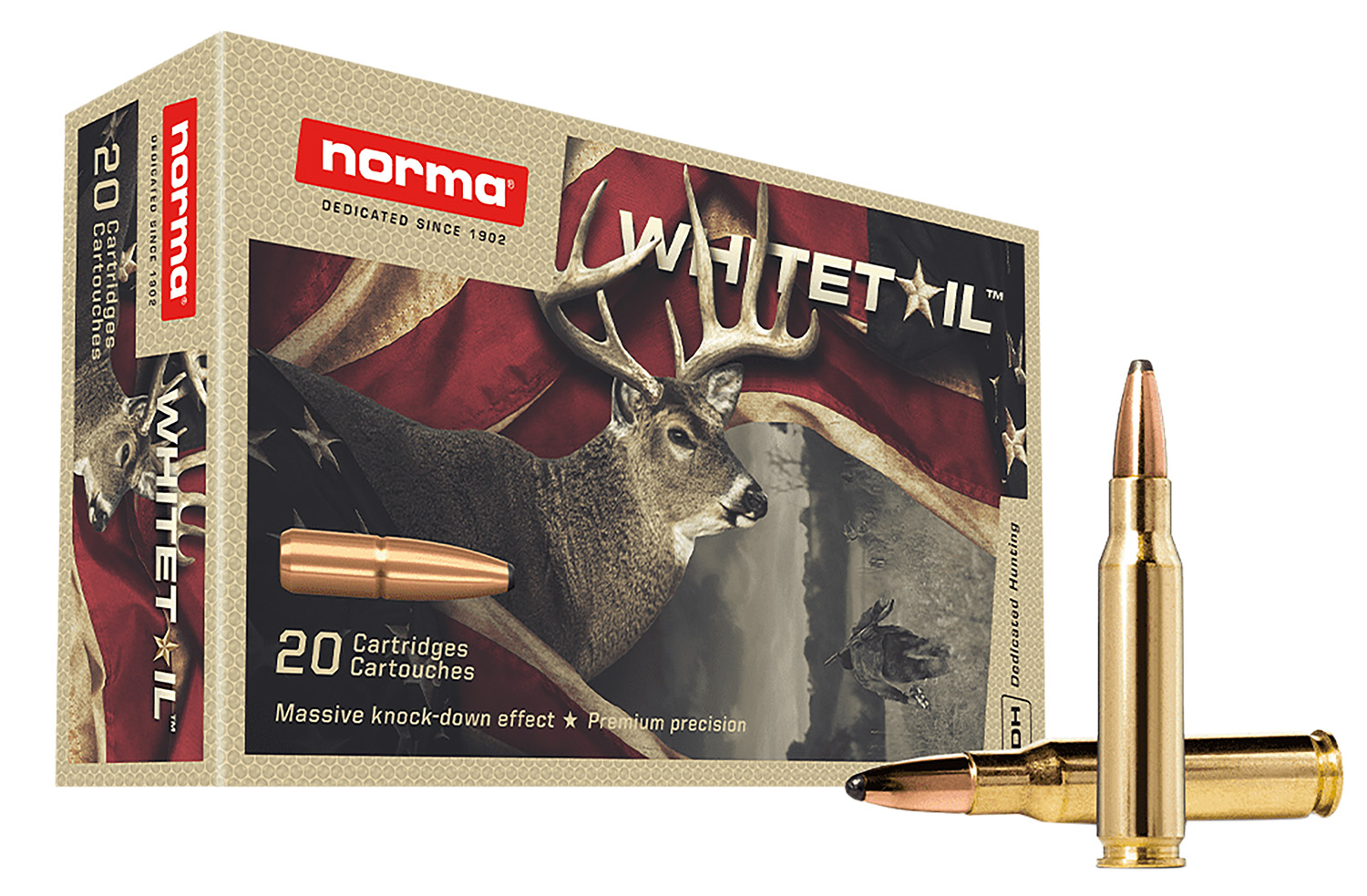 Norma 20177672 Whitetail 30-30 Win 150gr Soft Point Ammo 20 Rounds
