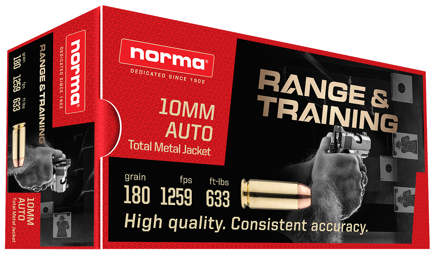 Norma 801105383 10mm 180gr TMJ Ammo 50/Box