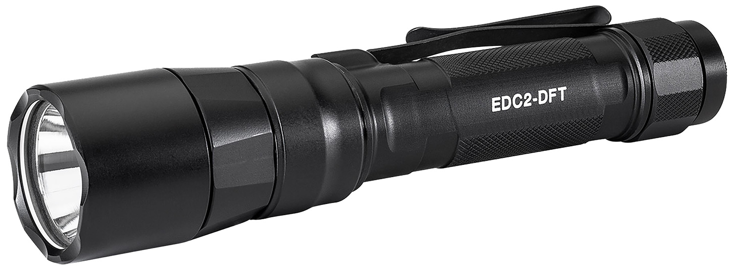 Surefire EDC2DFTBK EDC2-DFT Black Anodized White Led 25/700 Lumens