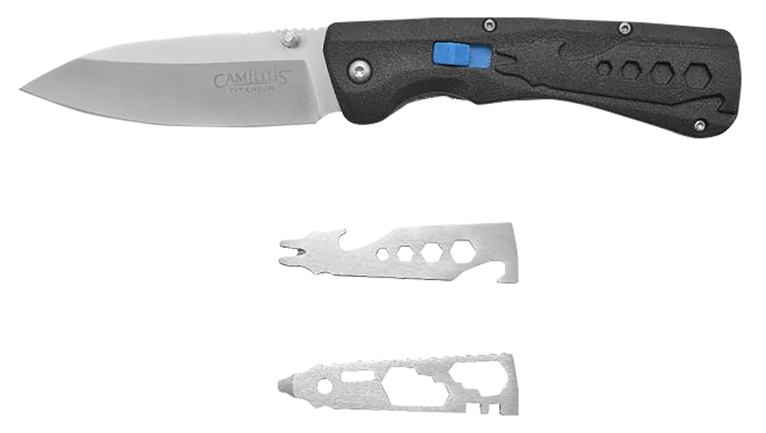 Camillus 19368 Inject 3.25" D2 Steel Folding Knife, Carbon Fiber Handle