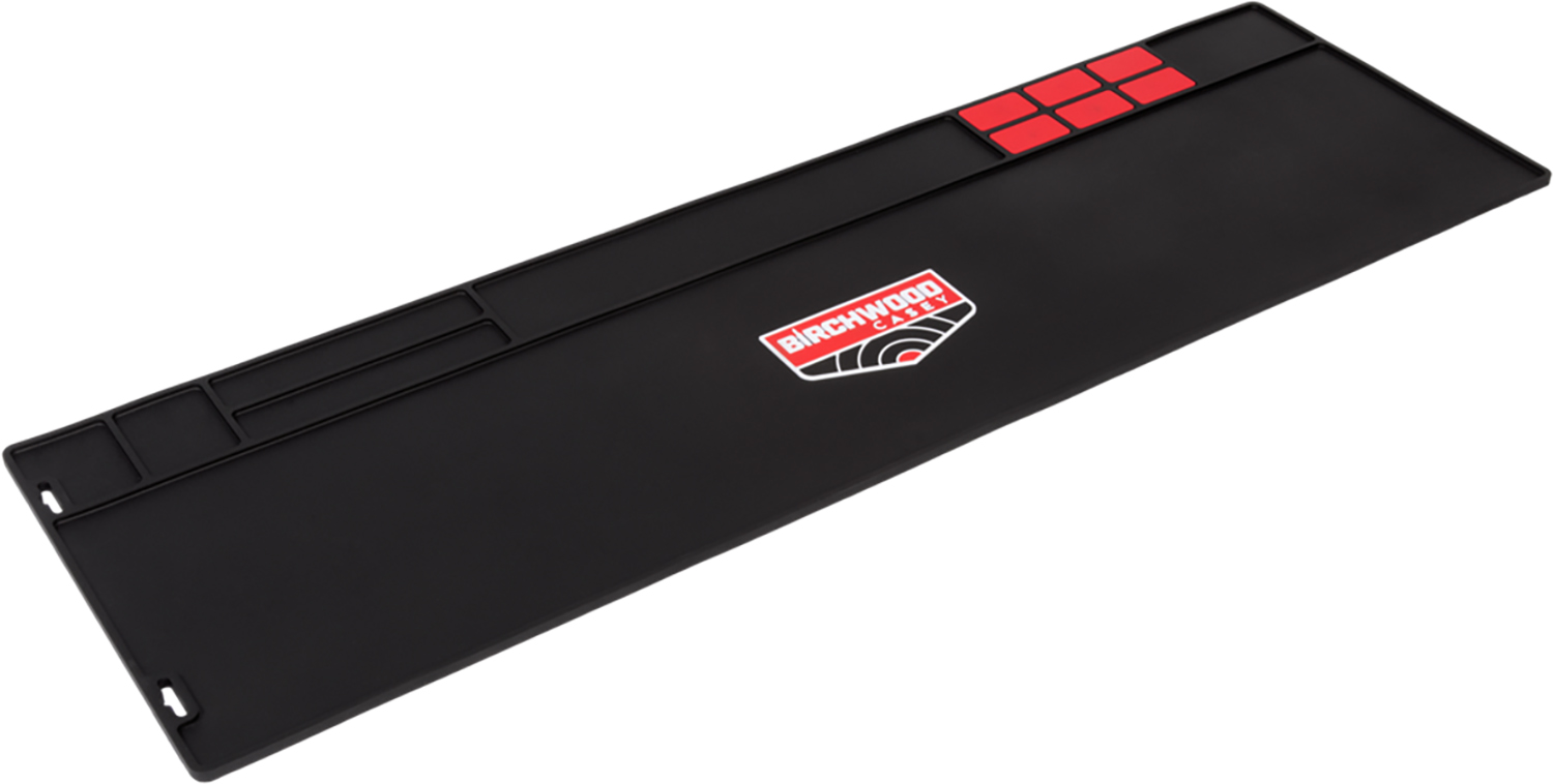 Birchwood Casey 30350 Rifle Cleaning Mat Black/Red Rubber 36" X 11"