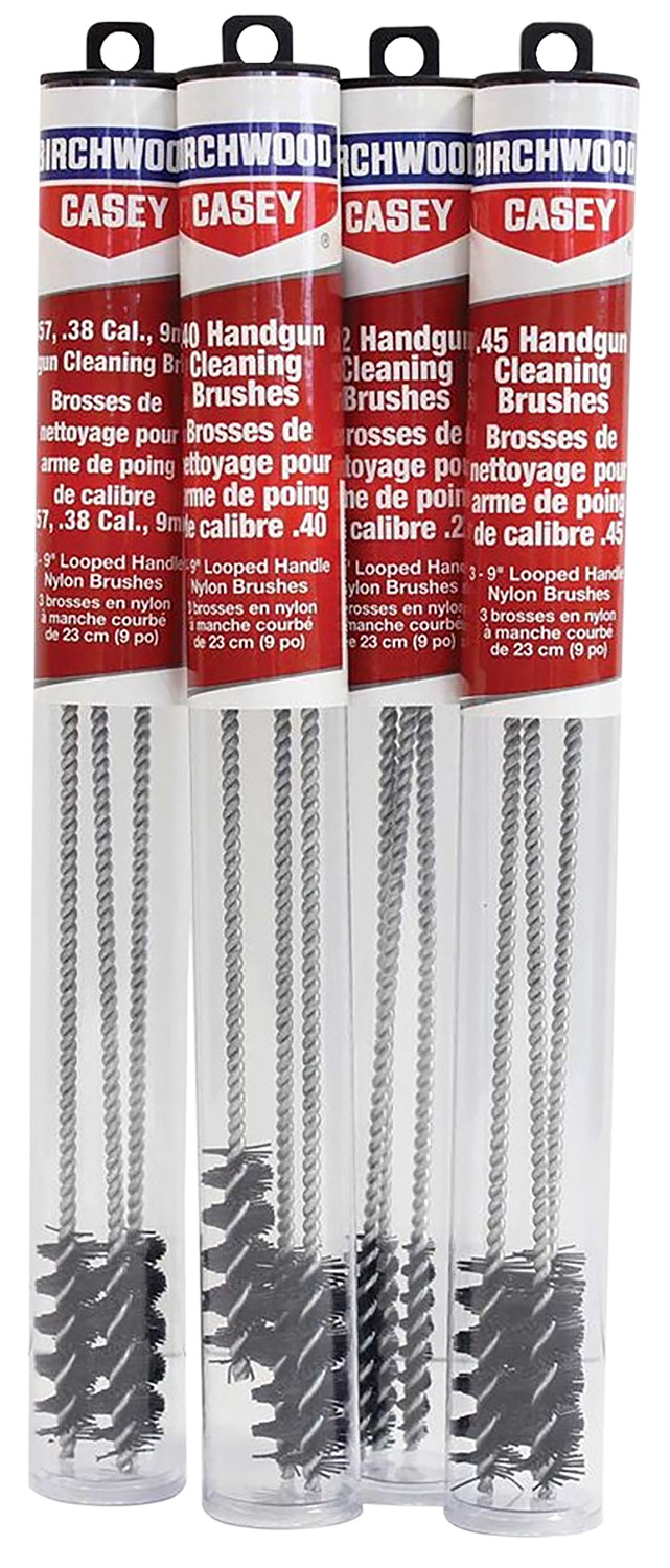 Birchwood Casey 9" Nylon Handgun Cleaning Brushes 3 Pack - Birchwood Casey - .22