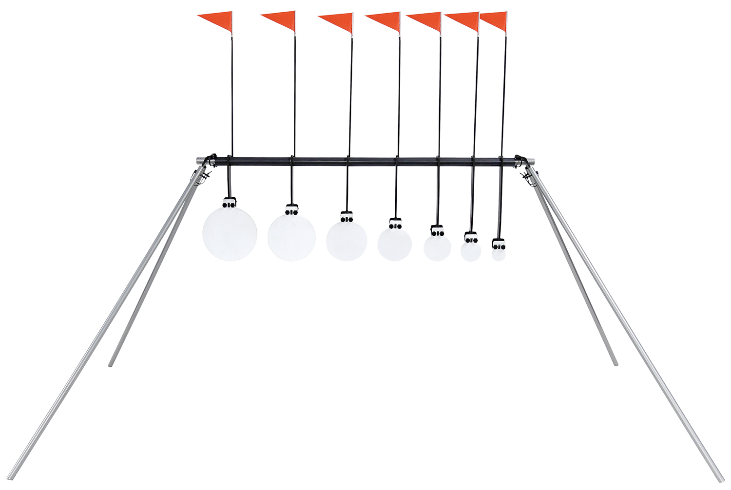 Birchwood Casey CFKYL12 Centerfire 1/2" Black Steel Target