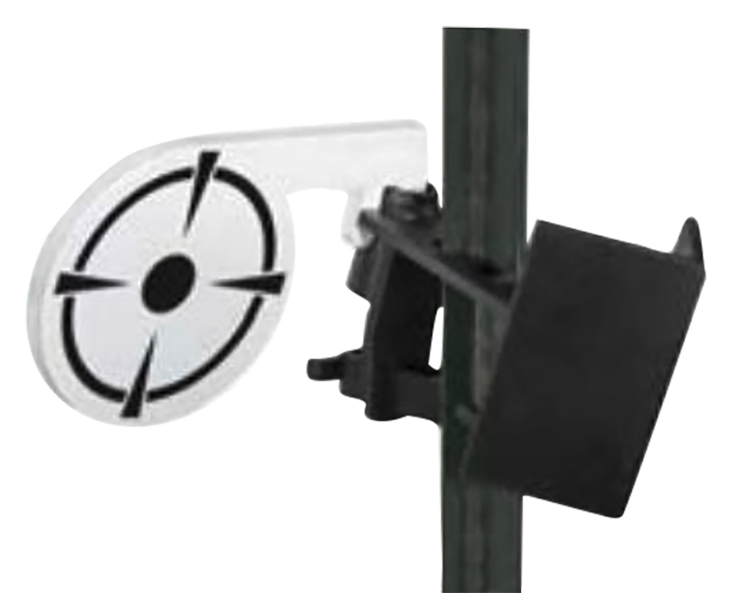 Birchwood Casey TP38DT T-Post Dueling Target Steel Black/White Bullseye - Birchwood Casey