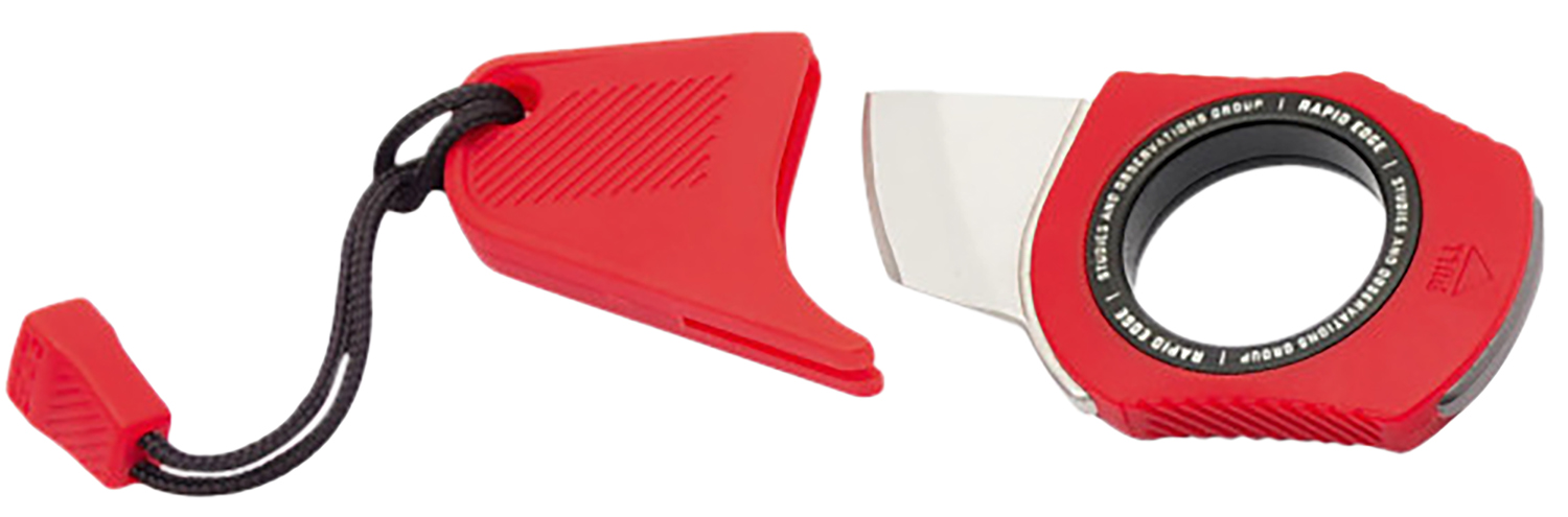 S.O.G SOG18300143 Rapid Rescue Red Aluminum Stonewashed Blade Tool