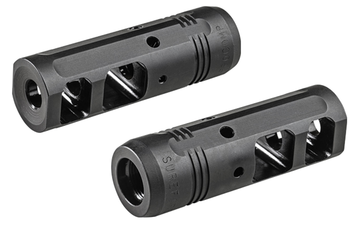 SureFire PROCOMP762 ProComp Muzzle Brake Black Nitride Steel with 5/8-24 tpi Threads & 2.70 OAL for 7.62mm AR-10
