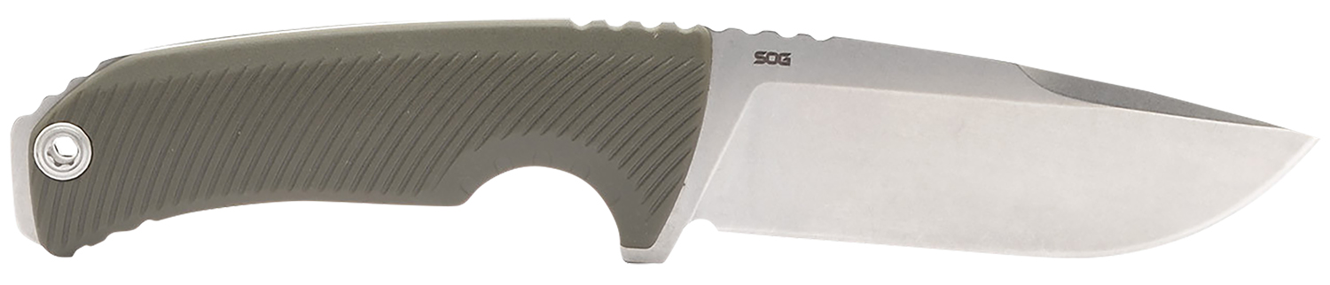 S.O.G SOG17060143 Tellus FX 4.20" Clip Point 440C Blade Olive GRN Handle - SOG - CLIP POINT