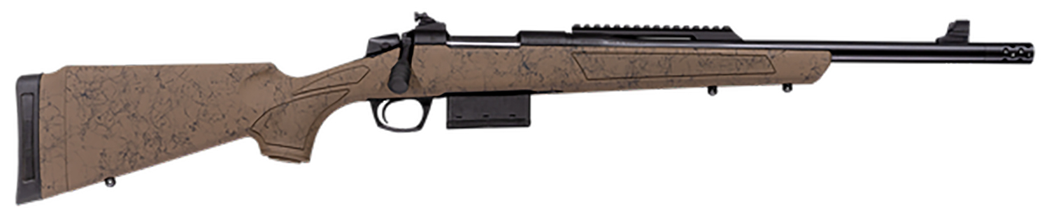 CVA CR3937 Cascade SR80 Full Size 350 Legend 18 Black Cerakote Steel Threaded Barrel, Black Cerakote Picatinny Rail Steel Receiver, Flat Dark Earth w/Black Web Adj LOP Synthetic Stock
