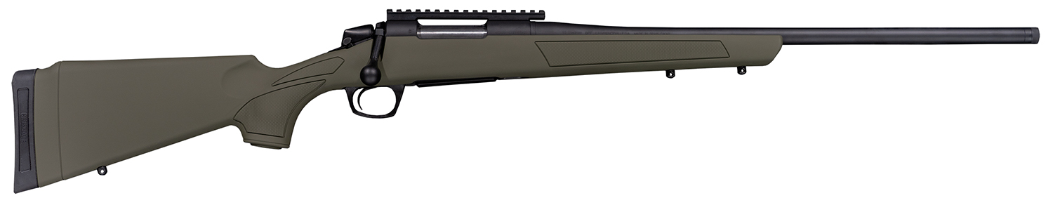 CVA CR3906G Cascade  7mm-08 Rem 4+1 22" Black Cerakote Steel Threaded Barrel, Black Cerakote Receiver, OD Green Synthetic Stock