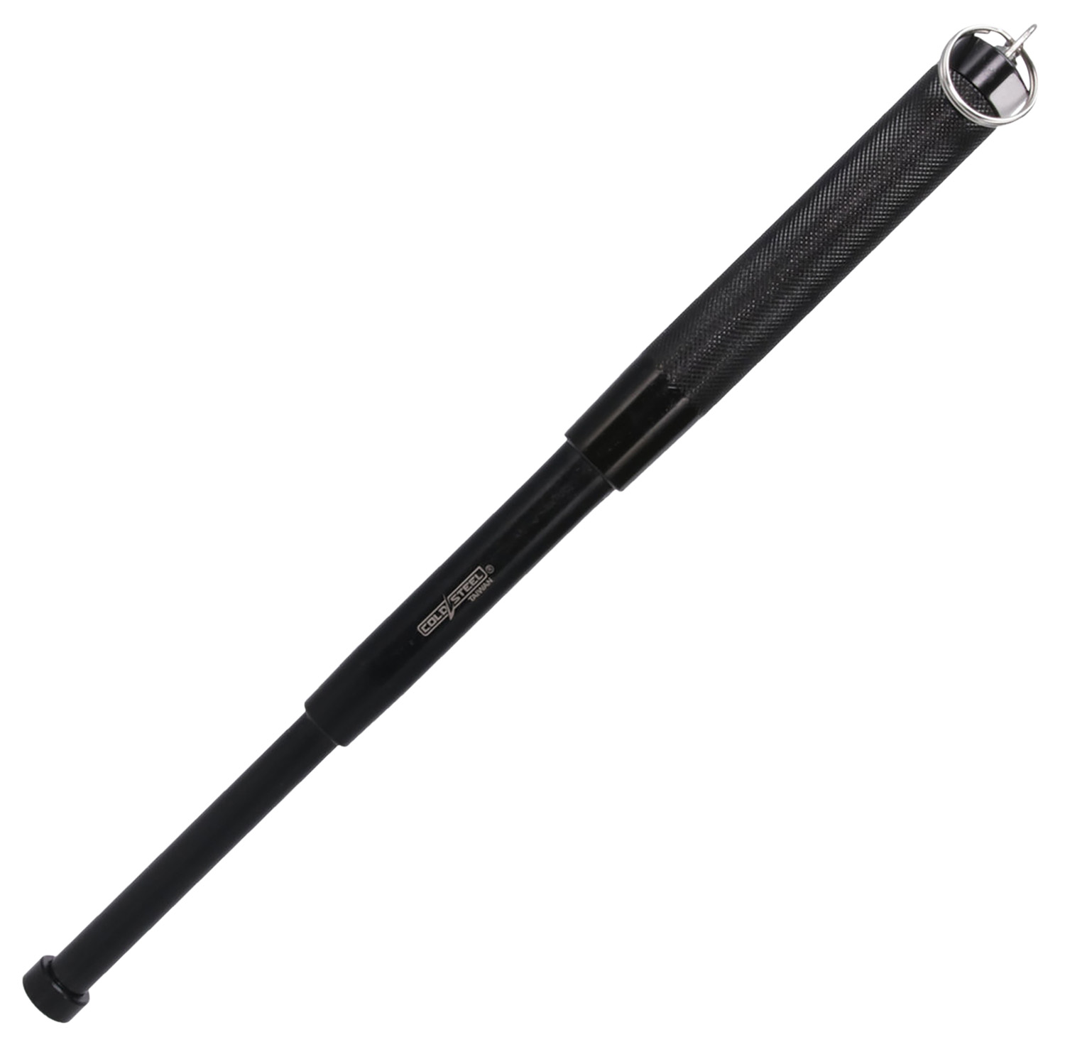 Cold Steel CSBT12 Baton 7-12" Black Steel Includes Key Chain