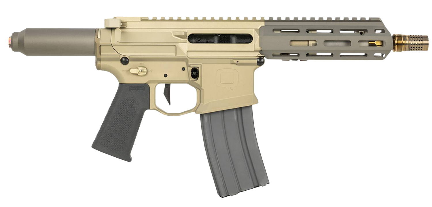 Q LLC HB55610INPISTOLNB Honey Badger 223/5.56 10" M-LOK Black Rail