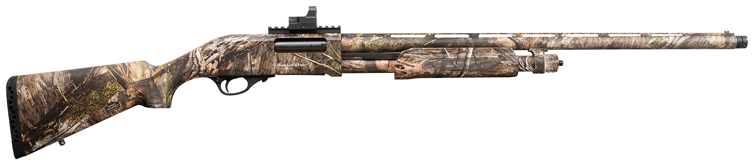 Chiappa Firearms 930.308T 335 Turkey Full Size 12 Gauge Pump 3.50 5+1 26 Mossy Oak Country DNA Chrome Lined Vent Rib Barrel, Picatinny Rail Aluminum Receiver & Fixed Synthetic Stock, Red Dot 4 MOA
