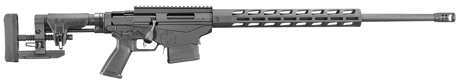 Ruger 18048 Precision  6.5 Creedmoor 10+1 20" Black Threaded Barrel, Black Picatinny Rail Aluminum Receiver, Precision MSR Synthetic Stock, Black Polymer Grip