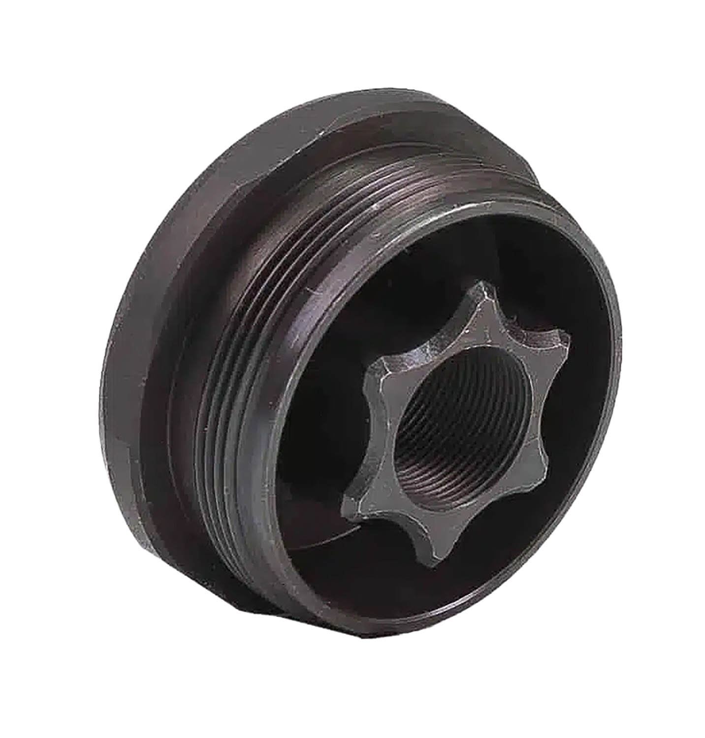 Jk Armament JK155HDM24 HD Thread Mount Fits 5/8"x24 Stainless Steel Cerakote Black