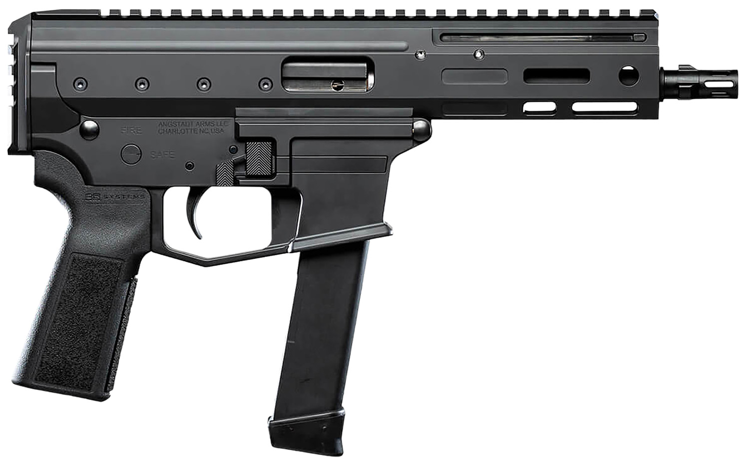 Angstadt Arms AAMDP29P06 MDP-9  27+1 6 Black Melonite Threaded Barrel Black Cerakote Black Polymer Grips