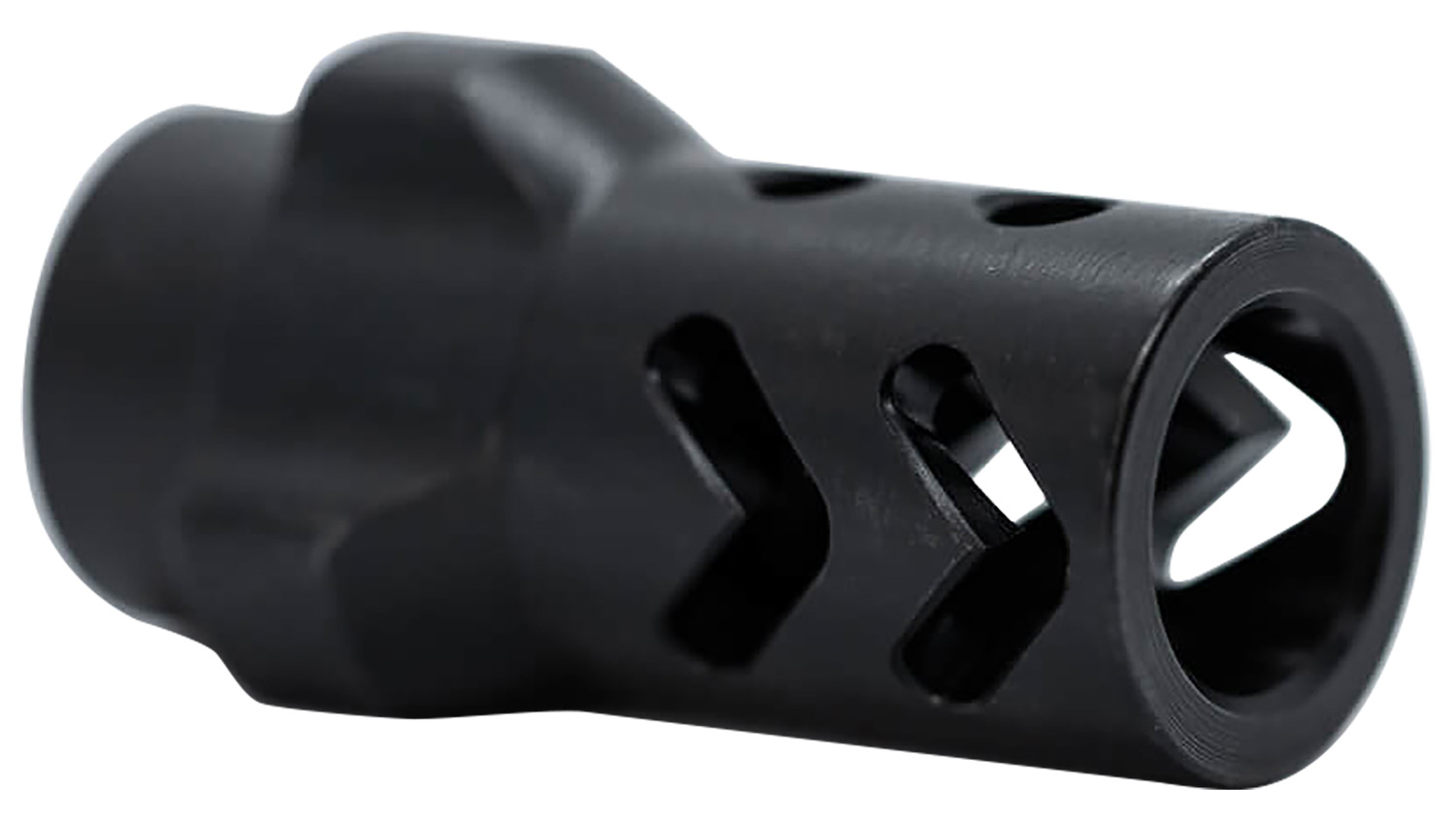 Angstadt Arms AA093Lsd28 3-Lug Muzzle Adapter Black Nitride Hardened Steel 1/2X28 Threads 1.42" 9mm