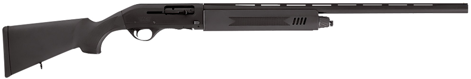 Escort HEPS20280501 Escort PS  Full Size 20 Gauge Semi-Auto 3 4+1 28 Black Chrome Vent Rib Barrel, Black Anodized Grooved Aluminum Receiver, Adjustable Black Synthetic Stock