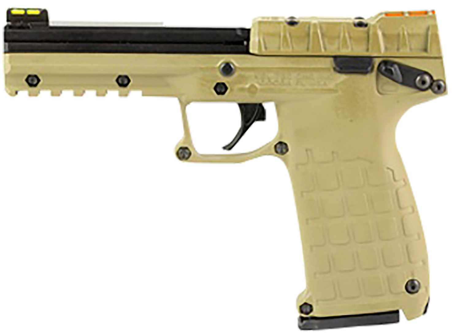 Kel Tec PMR30BTAN 22WMR Pistol 4.3in Blued Green Grip 10rd Capacity - Kel-Tec - .22 Mag (.22 WMR)