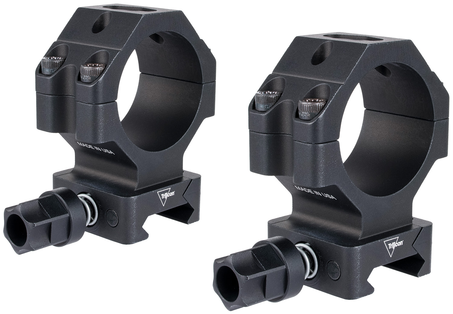 Trijicon AC22066 Scope Rings With Q-LOC Technology Matte Black 30mm High